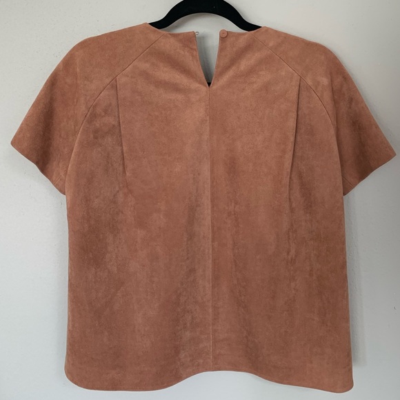BCBG Max Azria Faux Suede Top - Picture 6 of 8
